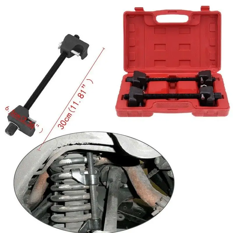 

2pcs Black Car MacPherson Strut Compressor 300mm Tool Set Removal and Installer Kit for MacPherson Car Accessories