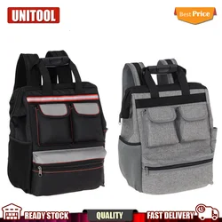 Mochila de herramientas de hombro para electricista, Kit de herramientas de reparación de ascensor, organizador de tela Oxford, bolsas de viaje