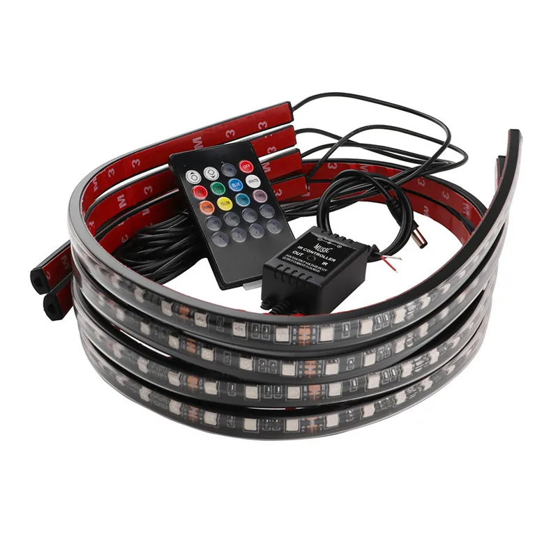 1in4-5050-Colorful-Voice-Control-Car-Chassis-Light-Ambient-Light-Decorative-Lights-Undercar-Light-60-90cm