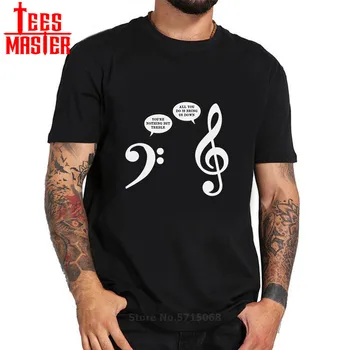 

Latest Designing Men T Shirt Music Bass Treble Clef Short Sleeved 100% Cotton O Neck comfortable T Shirt For Teenage Tops Tees