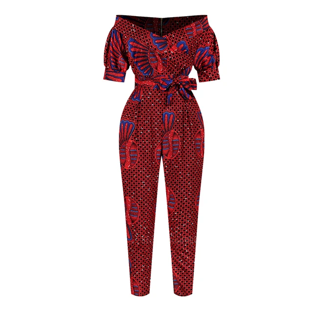 Bola V Neck Jumpsuit Ladies Dresses - Image 3