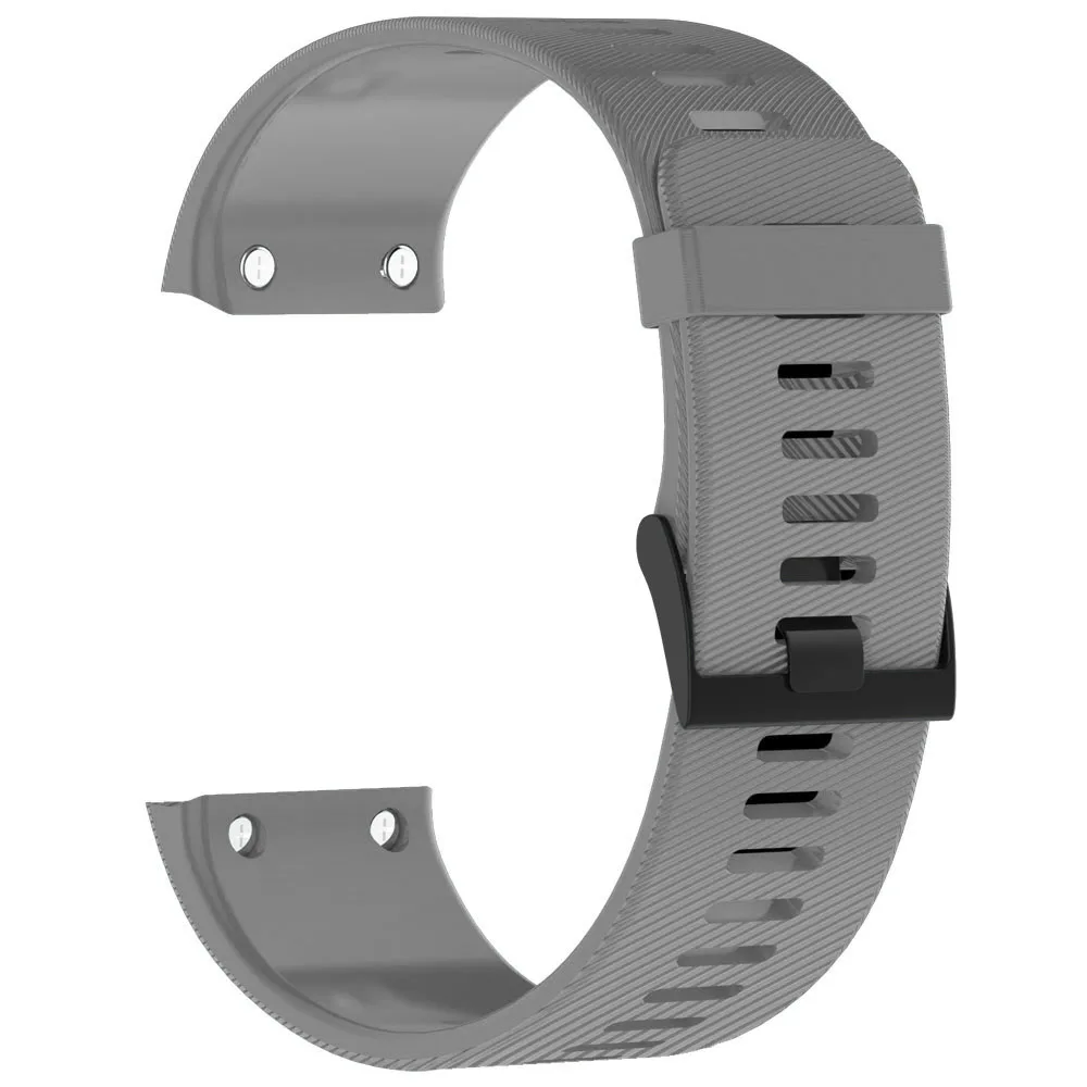 Силиконовый ремешок для Garmin Forerunner 35 Forerunner 30 Смарт часы Браслет замена Браслет аксессуар Браслет для наручных часов с инструментами - Цвет: Серый