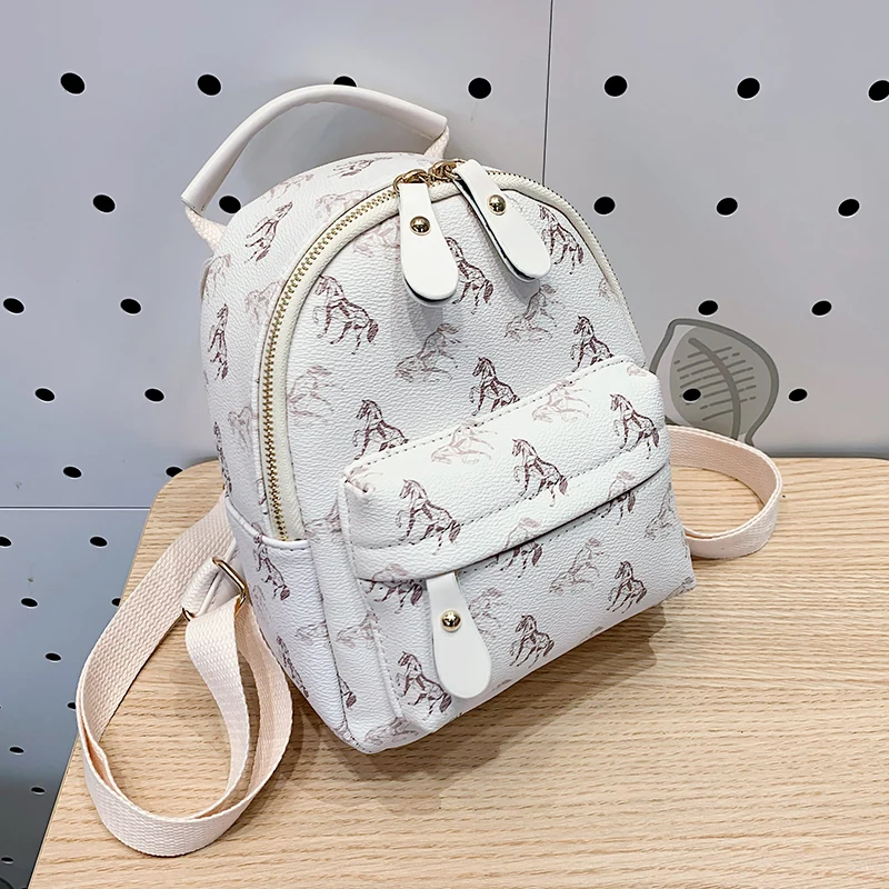 Рюкзак женский с принтом лошадей 2020 | Багаж и сумки