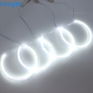 Image 4 - For BMW E46 sedan touring with PROJECTORS 1998 2005 Excellent Ultra bright illumination smd led Angel Eyes kit halo ring