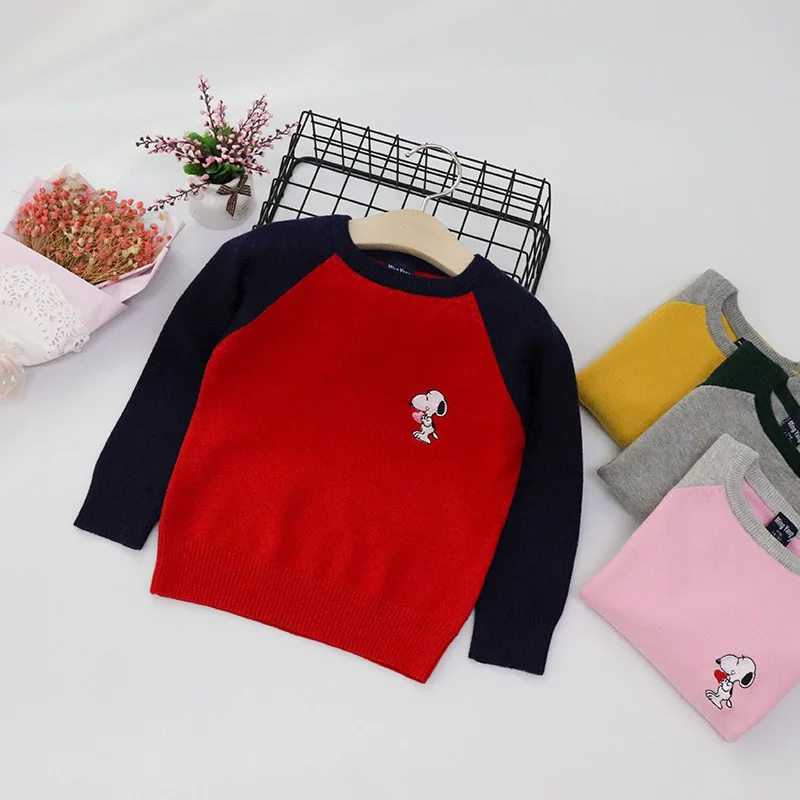 

2019 Childrenswear KID'S Jacket BOY'S GIRL'S Sweater Men And Treasure Sweater Crew Neck Autumn And Winter Embroidery General Swe