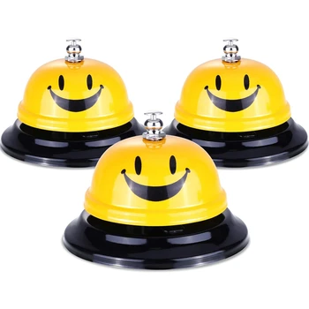 

Big Call Bells,Chrome Finish,All-Metal Construction,Desk Bell Service Bell For Hotels,Schools,Restaurants,Reception Areas,Hospit