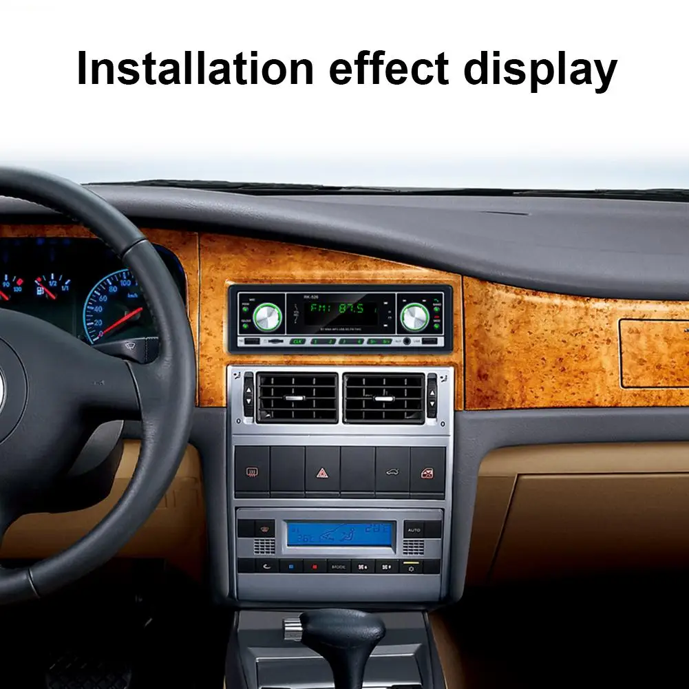 

Car MP3 Player Simple Operation Dual USB RK-526 DAB Dual USB Car Auto Bluetooth U Disk Micro-SD MP3 Music Player Radio