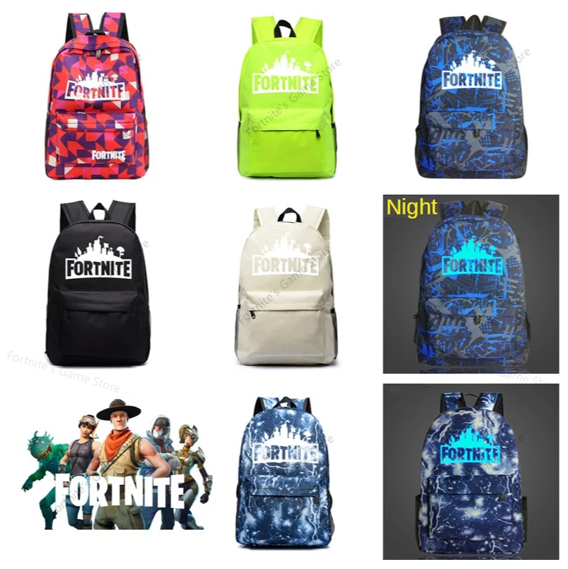 

Fortnite Luminous Backpack Men Battle Royale Fortnight Big Capacity School Bag Student Bookbag Teenagers Kids Gifts