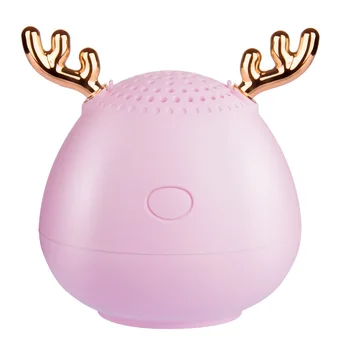 

2020 cartoon antler speaker bluetooth wireless Stereo subwoofer mini speakers for Mobile Phone Cute girly pink Christmas gift
