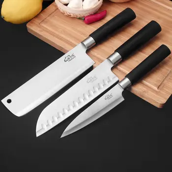 

Stainless Steel Kitchen Knives Set Santoku Nakiri Utility Kitchen Knife Sharp Blade Japan Knife Set Kitchen Cooking Tools Sale