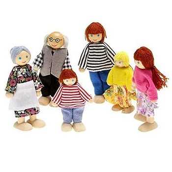 

Happy Doll Family of 6 People