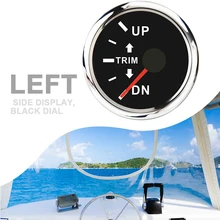 1 компл. Лодка обшивка Калибр морской обшивки индикатор наклона для Inboard/подвесной двигатель автомобиля яхты RV левый дисплей лодка аксессуары морской