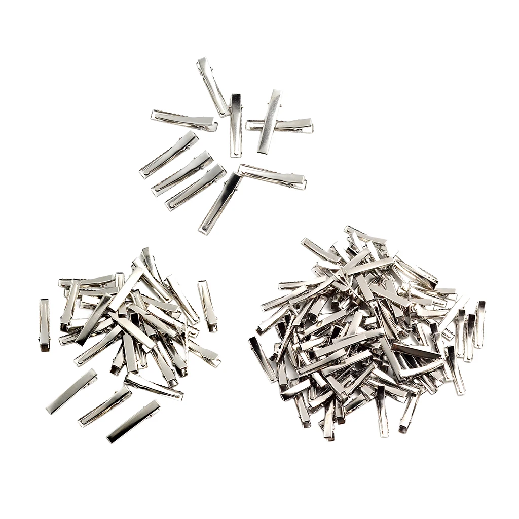 Dividing Duck Bill Clips, Clamp Hair Styling Clips Hairpin Metal Hairdressing Sectioning For Salon Styling Tools