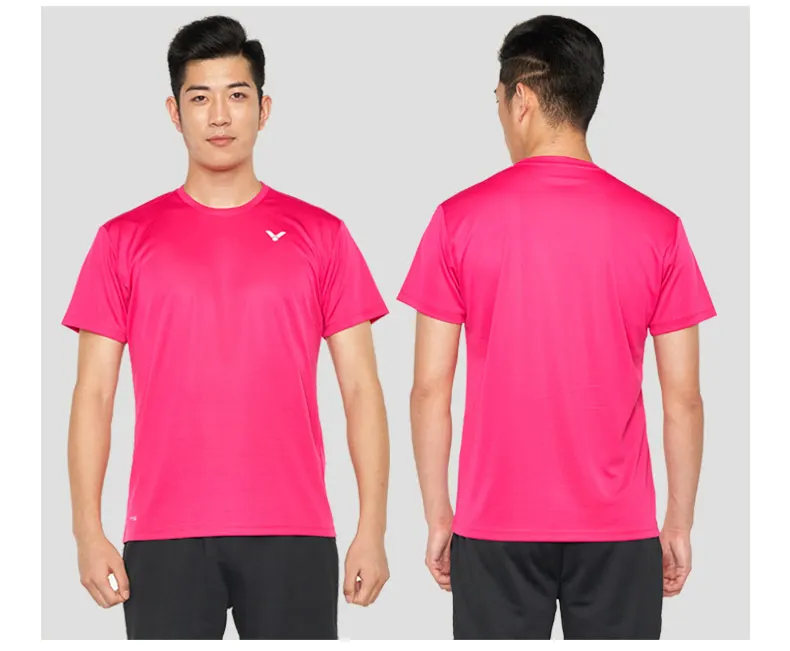 Рубашки для бадминтона, дышащая быстросохнущая футболка для мужчин, тренировочный костюм для бега, спортивная одежда 90022