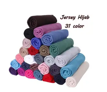 

Mercerized xsd cotton Hui Baotou scarf, stretch and breathable jersey hijab head