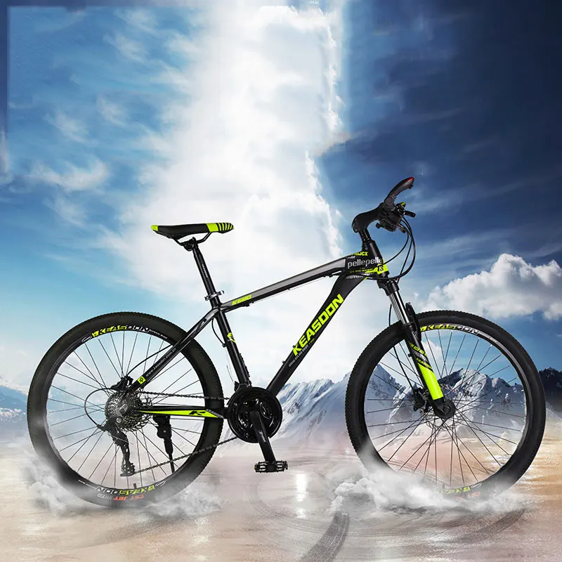 Bicycle Mountain Bike Aluminum Alloy Adult Men and Women Variable Speed Off Road Student Shock Road Lightweight