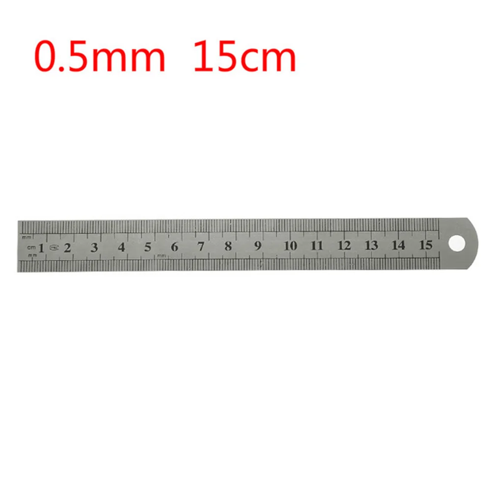 15-30 см металлическая линейка из нержавеющей стали инструмент прецизионный двойной измерительный инструмент