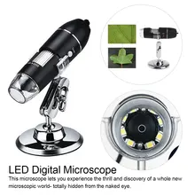 Пикселей 500X1000X1600X8 светодиодный цифровой USB микроскоп микроскопио Лупа электронный стерео USB эндоскоп камера