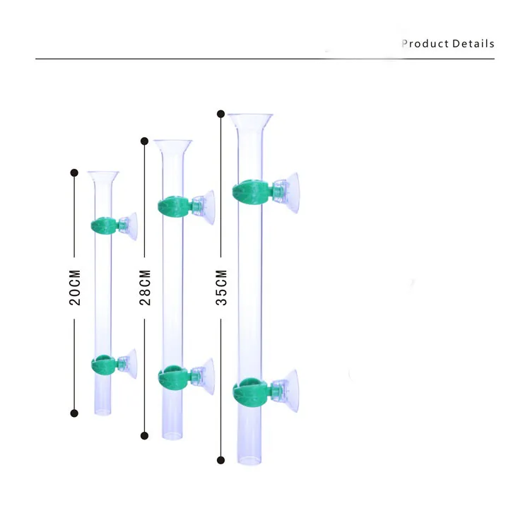 Аквариумная трубка для кормления с фиксированным кронштейном, аквариумная Подающая трубка для креветок