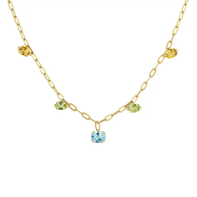 BOAKO Necklace 925 Sterling Silver Jewelry For Women 2020 Sequins Cadena Plata Fashion Jewelry Choker Crystal Gold/Silver #8.5 37