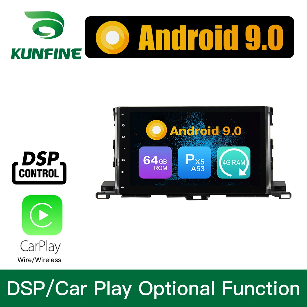Android 9 0 Восьмиядерный 4 Гб ОЗУ 64 ПЗУ автомобильный DVD GPS мультимедийный плеер