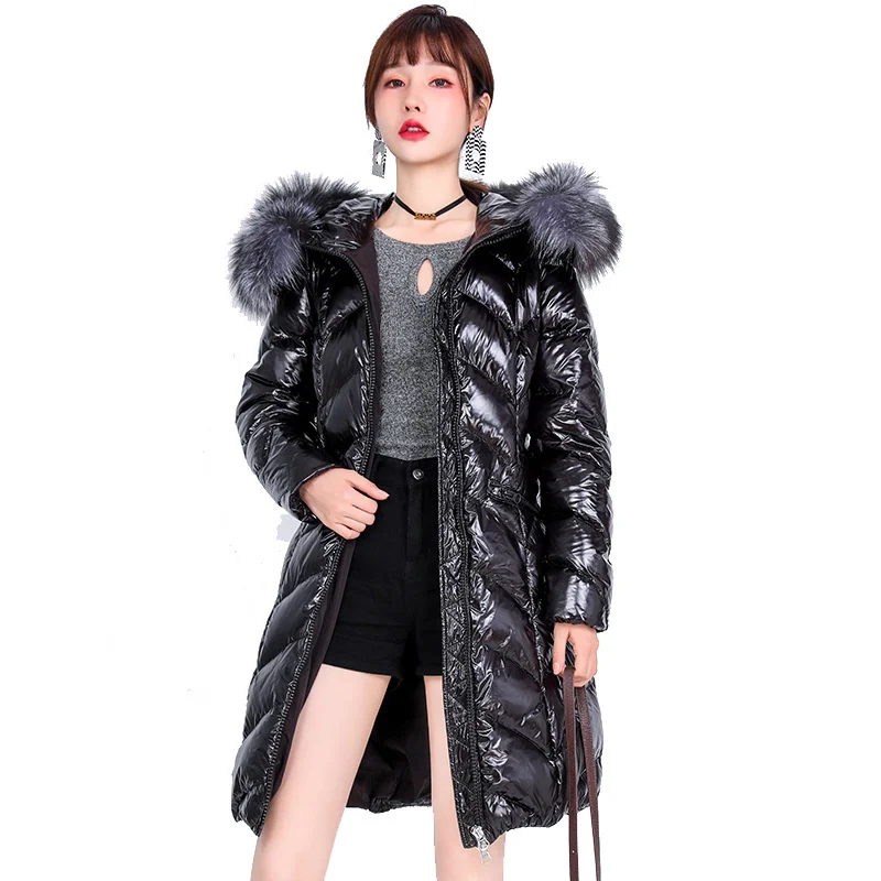 PROD 1005003147102480 KMETRAM Winter Jacket Women Real Fox Fur Collar
Puffer Down Jacket Women Korean Long Coat Female Warm Parka Manteau
Femme 9015