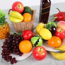 Имитация фруктов микс фрукт из пенопласта искусственные фрукты украшения для дома Вечерние
