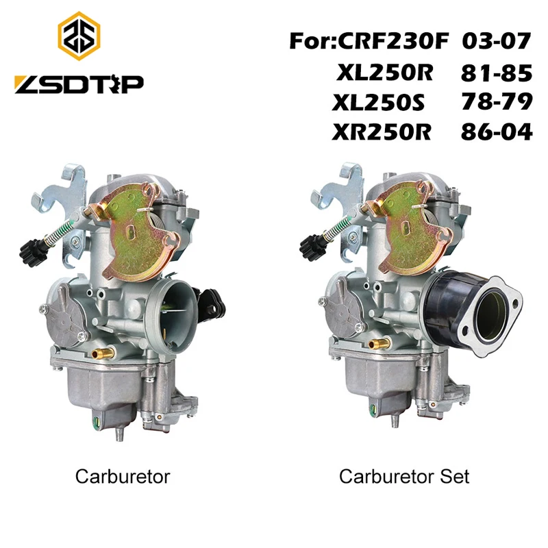 Карбюратор ZSDTRP 30 мм для мотоцикла Honda CRF230F XL250R XL250S XR250R 200cc 250cc карбюратора Keihi PD |