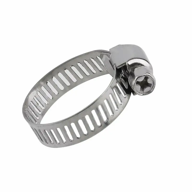 Зажимы для шлангов серебряные аксессуары защиты от закручивания 100 шт