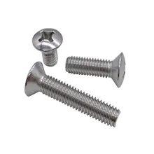 M2 M2.5 M3 M4 M5 M6 GB820 DIN966 A2-70 304 Stainless Steel Cross Recessed Phillips Raised Countersunk Head Half Oval Screw Bolt