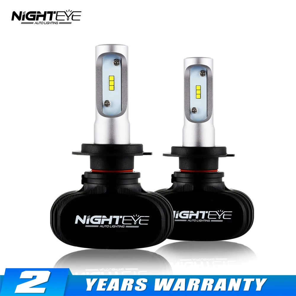 Автомобильные светодиодсветильник фары Nighteye 50 Вт 6500 лм 9003 K H4/9006/HB2