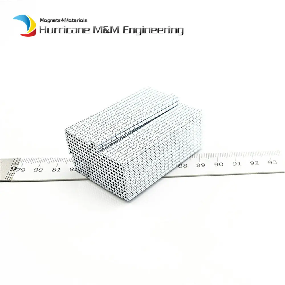 Tinny микро магнитный диск Dia. 2X3 прецизионный цилиндр диаметр 2 мм медицинский Неодимовый датчик редкоземельный магнетизм 100 шт