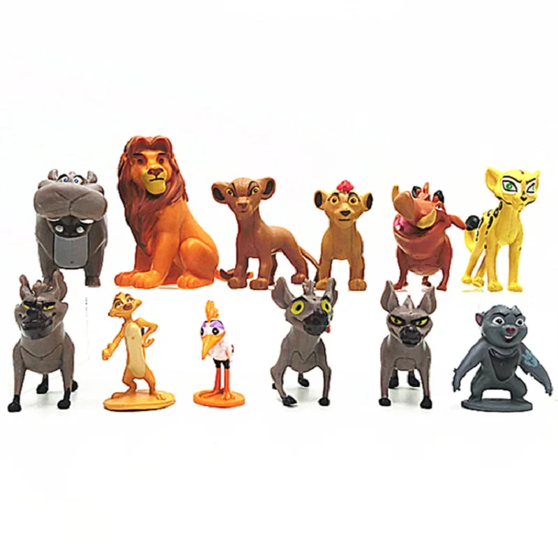 Экшн фигурки из ПВХ 12 шт./компл. игрушки Король Лев Kion Мини куклы Мультяшные Bunga