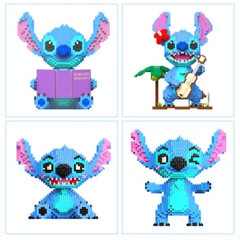 

2882pcs+ Diamond Building Blocks Cute Cartoon Anime Figure Bricks 3D Model DIY Kit Bricks Toys For Children Gifts