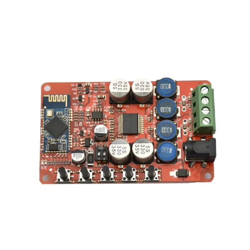 TDA7492P AUX 50Wx2 Bluetooth 4,0 приемник Цифровой усилитель доска акриловый чехол