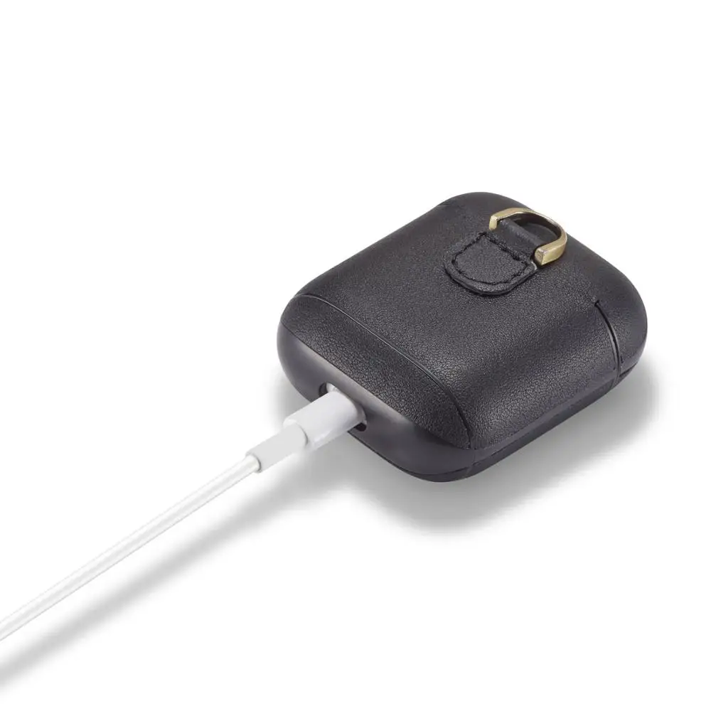 AirPods Беспроводная Bluetooth цветная кожаная гарнитура Набор для iPhone 1 поколение 2