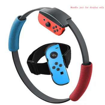 

Lightweight Adjustable Leg Band Strap Fitness Ring Anti-Slip Grips for Ring-Con Switch Ring Fit Adventure Sport Game