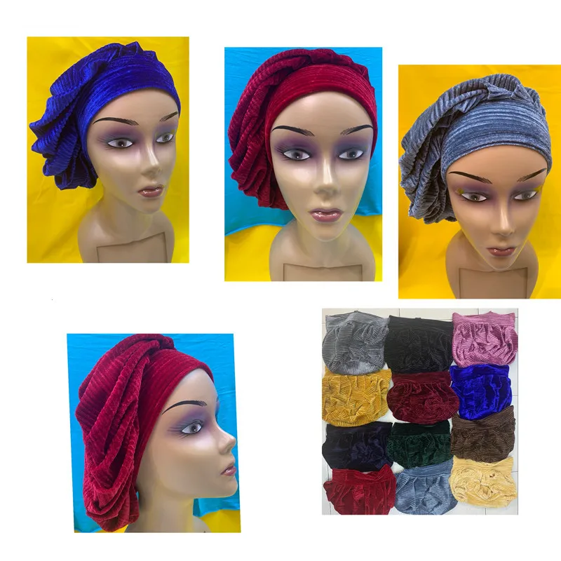 

New Muslim Headdress Turban Cap For Women Velvet Inner Hijabs Bonnet Arab Wrap Head Hijab Headwear Caps Islamic 12pcs/pack