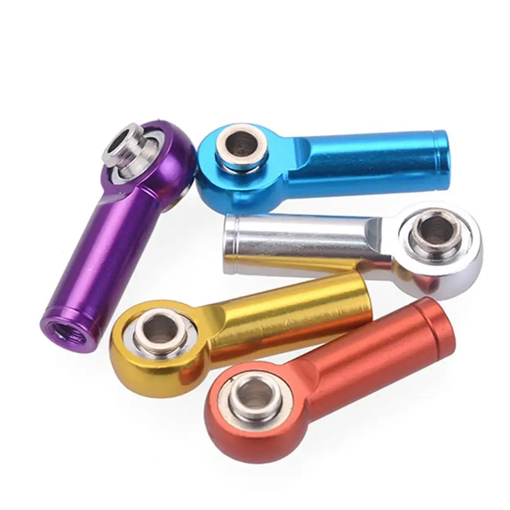 

10pcs M4 Metal Tie Push Link Rod End Joint Ball Head Holder for 1/8 & 1/10 RC Truck Buggy Crawler Car Accessory