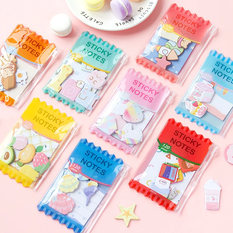 120pcs-Creative-Candy-bag-Combination-N-Times-Self-Adhesive-Memo-Pad ...