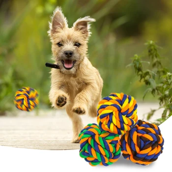 

Bald Ball Pet Dog Small Dog Toy Pomeranian Teddy Bite-Resistant Ball Puppy Molar Teething Cat Tie Toy Puzzle Game Toy#15