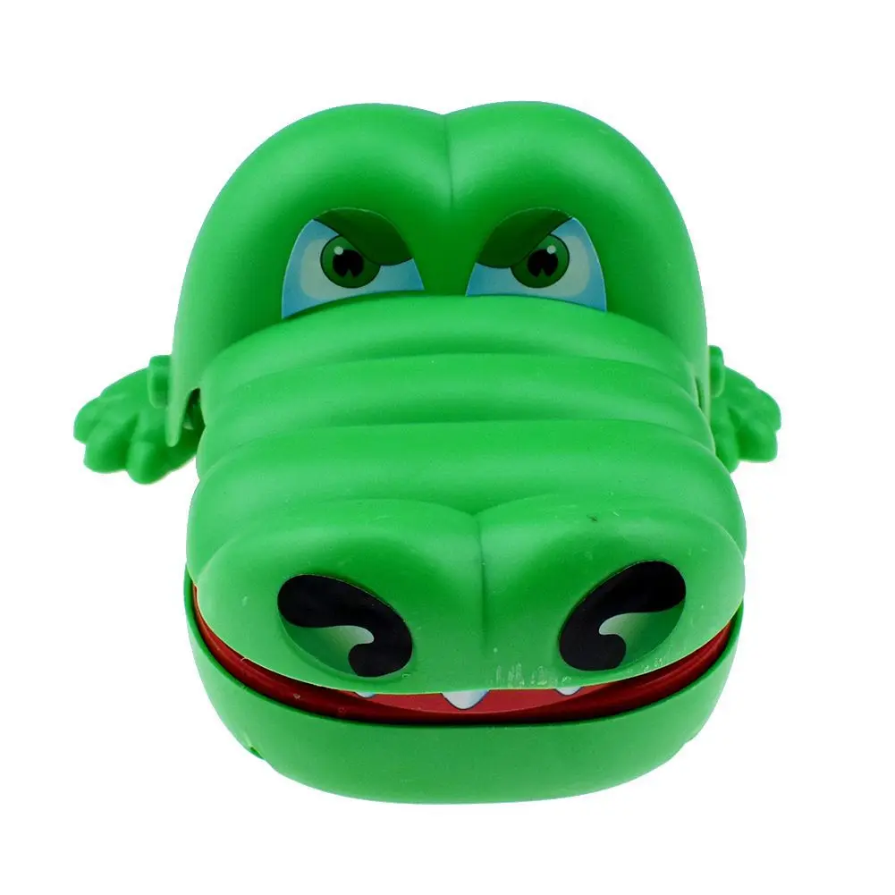 Необычный интересный большой зеленый кусать укус LACOSTE хитрая игрушка настольная игра День Дурака пародия игрушка
