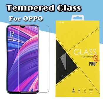 

100pcs Tempered Glass 9H Hardness Screen Protector Film For OPPO A9 A9X A91 R19 REALME 6 PRO 6I X FIND 7 9 X2 LITE 2.5D With Box