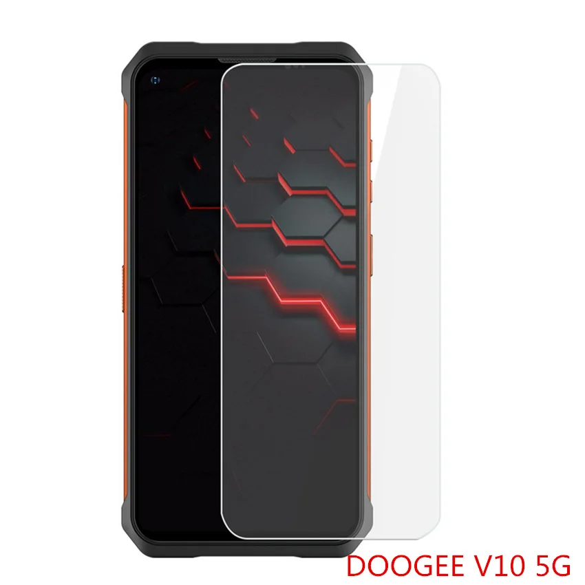 

2PCS 9H Premium Glass For Doogee V10 Tempered Glass Screen Protector For Cristal Templado Doogee V10 Mobile Phone Film V10 Glass