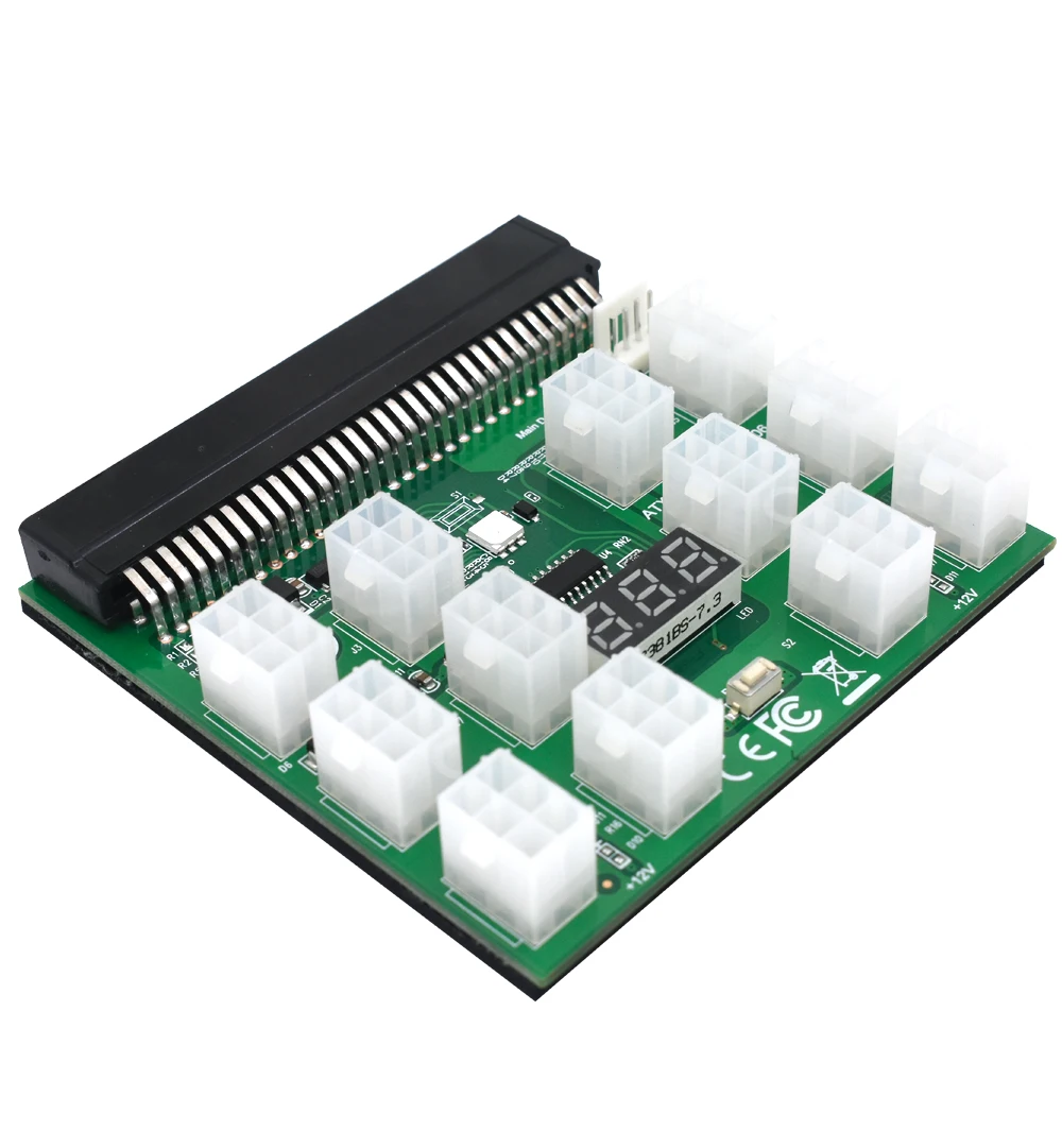 TISHRIC Breakout Board HP Server Power Board 6Pin To 8Pin Cable PSU