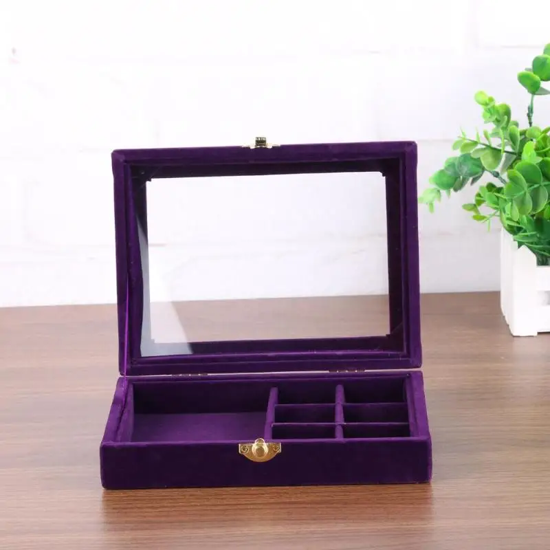 Портативная подставка для драгоценностей коробка держатель лотка органайзер для хранения серьги кольцо браслет инструмент для макияжа