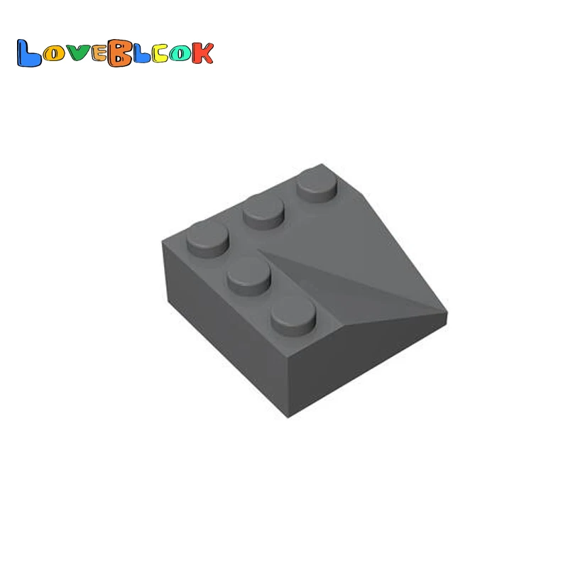 Наклон 3x3 (25 °) двойные вогнутые строительные блоки сборы MOC технические детали