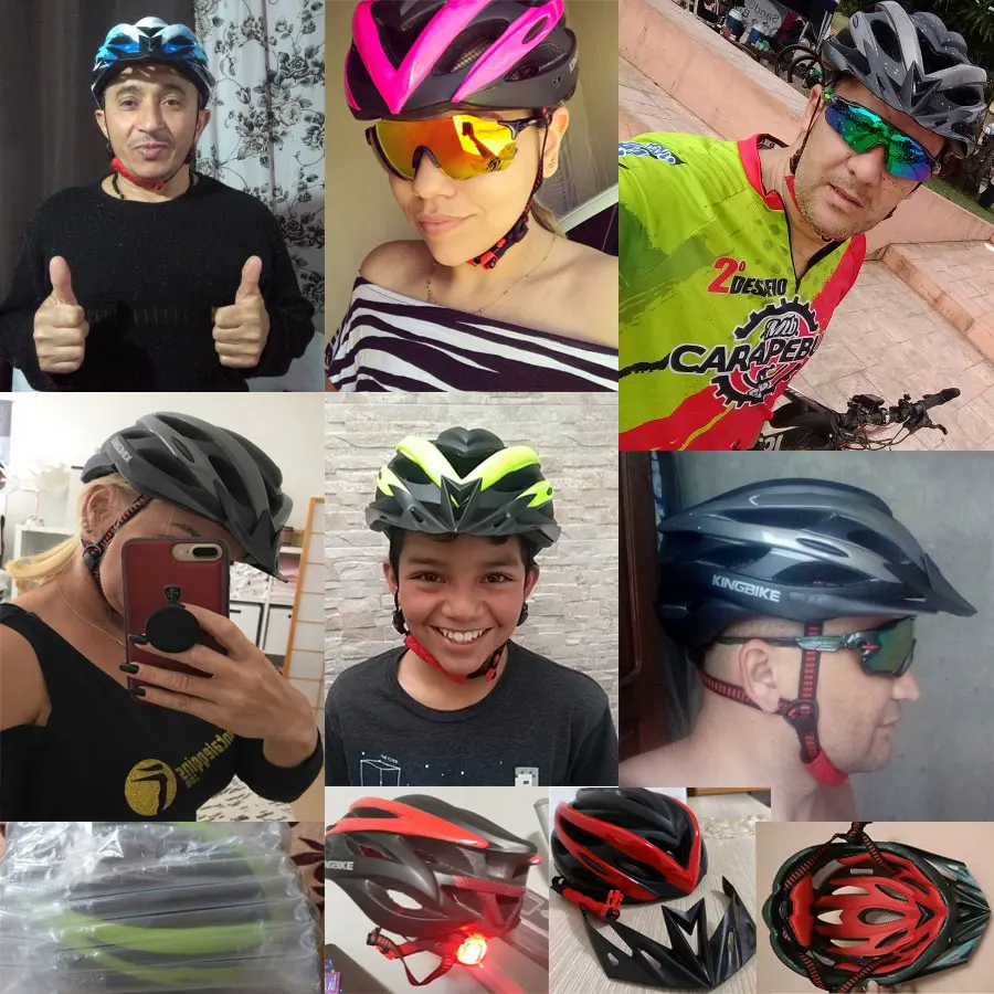 Велосипедные шлемы KINGBIKE MTB зеленый ультралегкий шлем из пенополистирола и