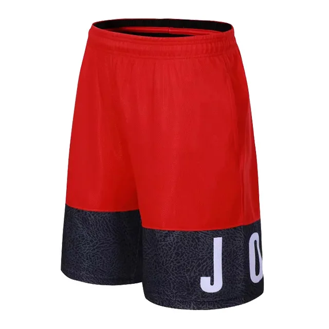 Мужские баскетбольные майки, форма, спортивная одежда, спортивные тренировочные баскетбольные шорты+ колготки для мужчин, шорты для фитнеса, бега - Цвет: 8902 red