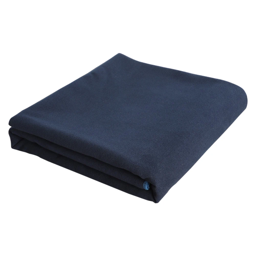 Thick Gymnastic Wool Blend Yoga Blanket Fitness Exercise Auxiliary Mat Meditation Cover Sport Professional Support Anti Slip - Цвет: Navy